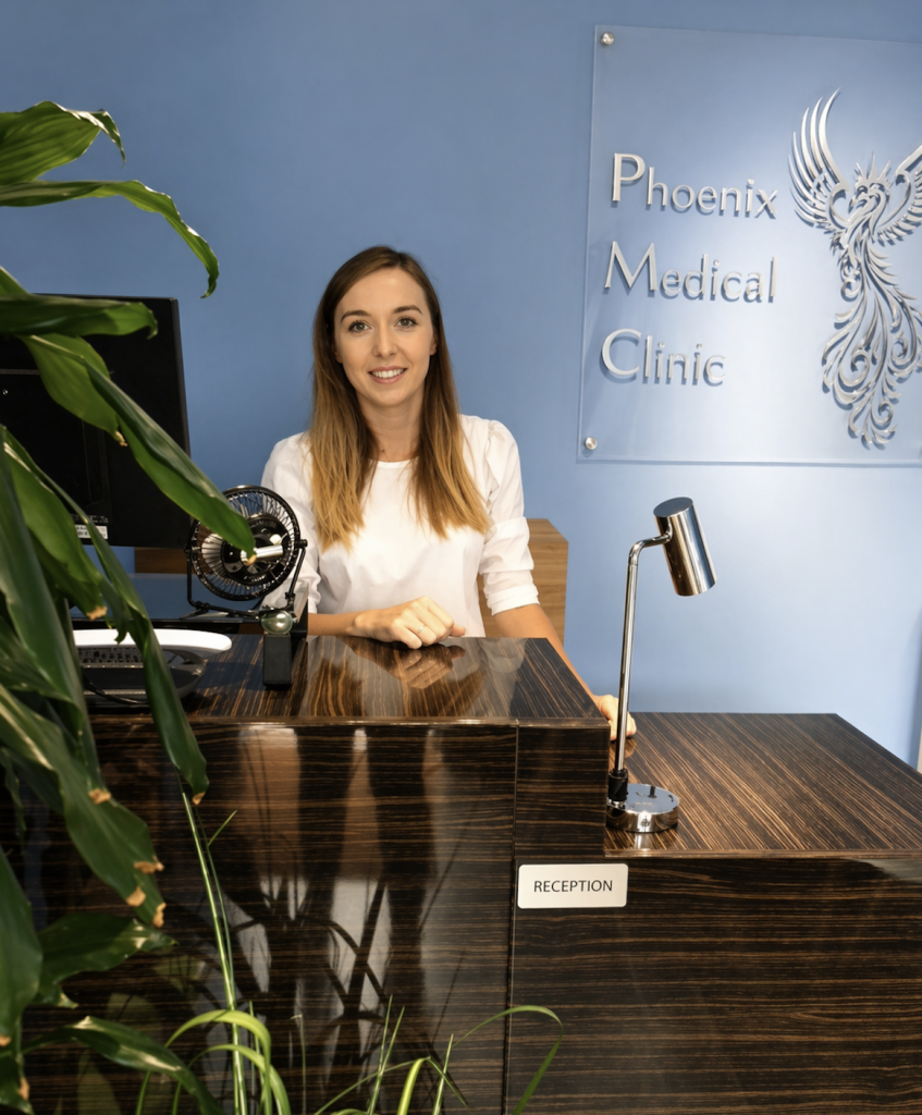 Justyna Beczkowska Receptionist at Phoenix Medical Clinic