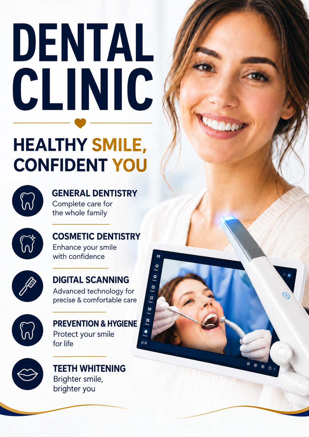 Dental clinic in Watford offering general dentistry, cosmetic dentistry, digital scanning, hygiene and teeth whitening